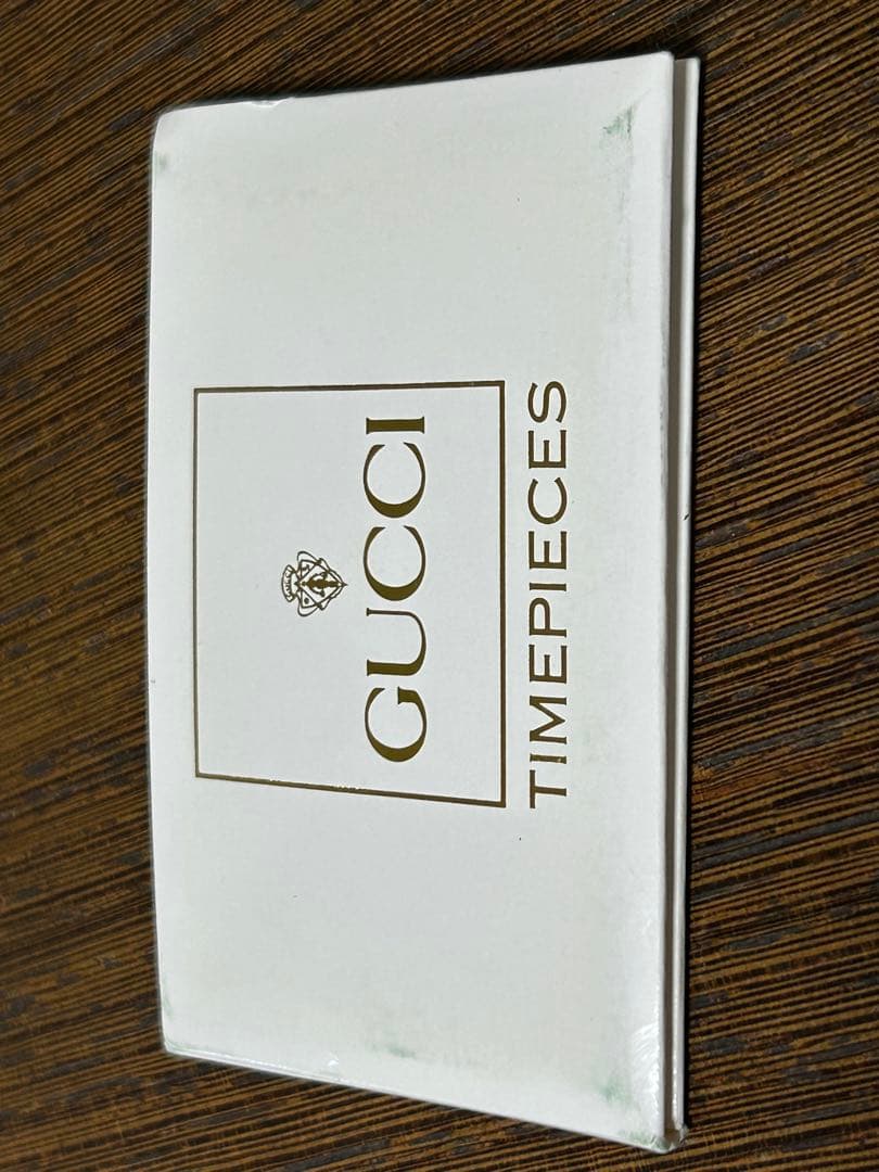 【未使用品】GUCCI革（リザード）ベルトアナログ時計