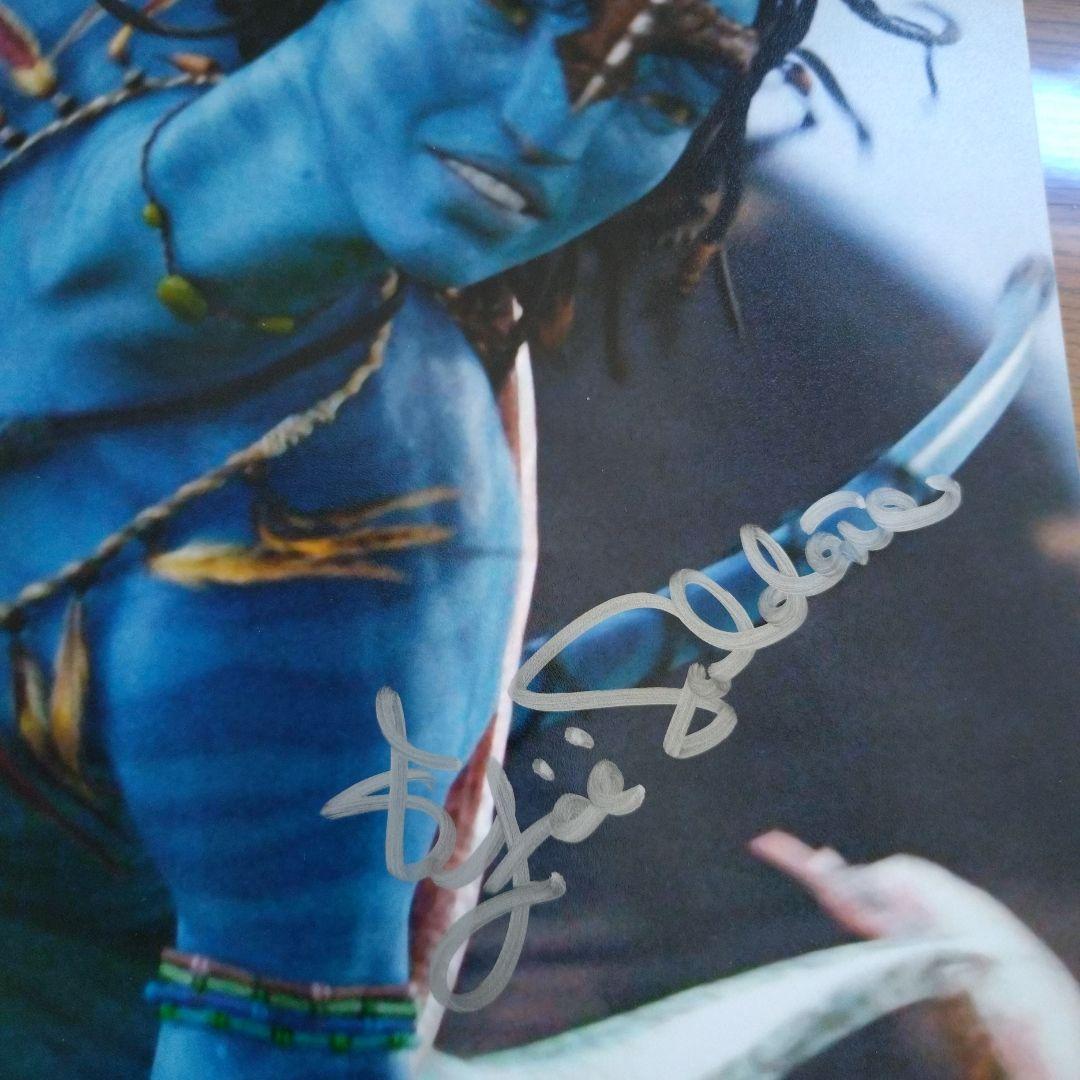 ゾーイサルダナ　アバター　サイン　オートグラフ　8×10インチ ガモーラ