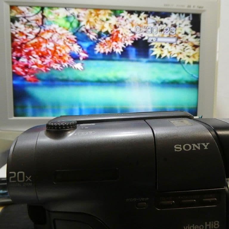 動作良好 ソニーVideoHi8 CCD-TR11 8ミリビデオ　DVD化に