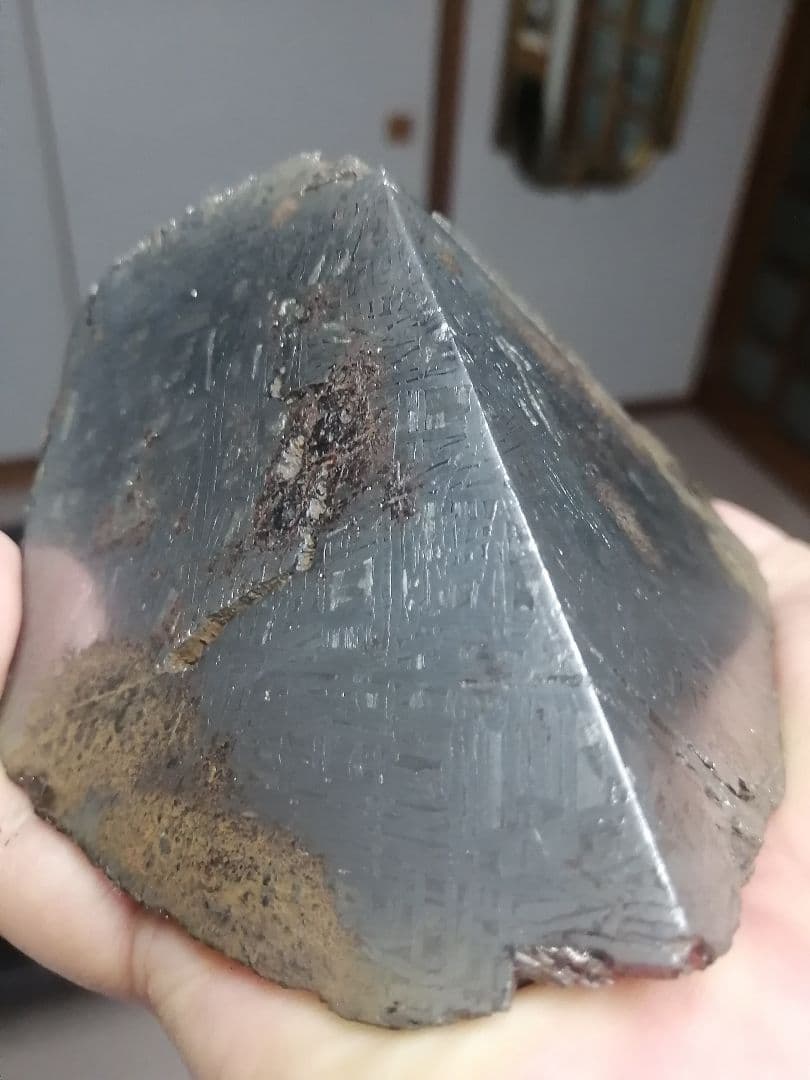 ★【ジャッキー】『超隕石』鉄隕石　隕石原石 1968g 隕石内部。