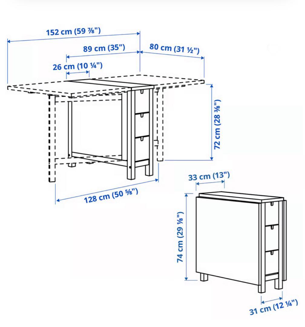 【美品】IKEAノールデン バーチ