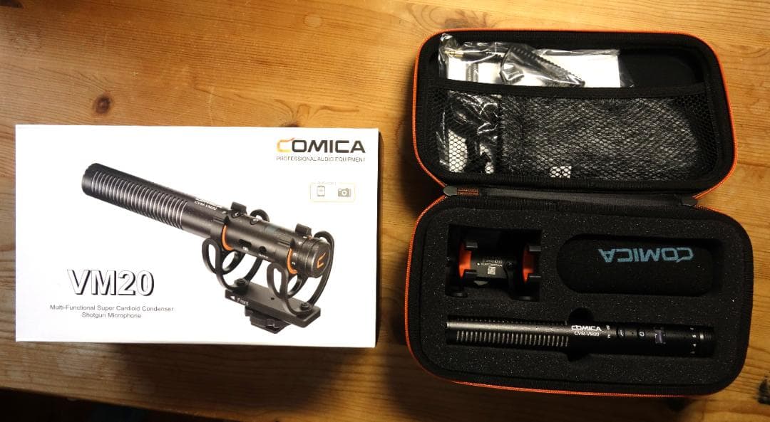 ★新品未使用★　COMICA VM20 ショットガンマイク　★ASMR★