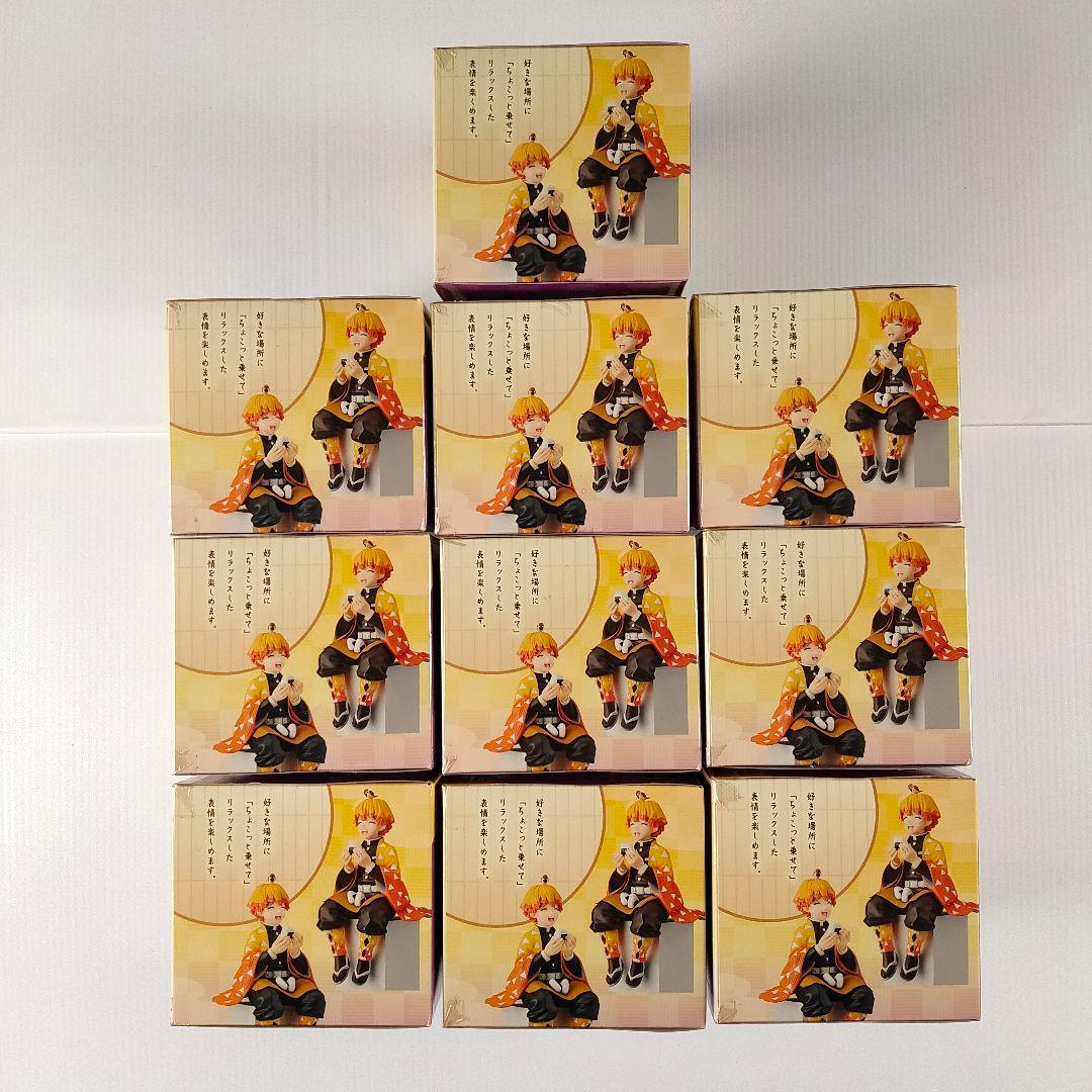 鬼滅の刃 プレミアムちょこのせフィギュア 我妻善逸 10個セット