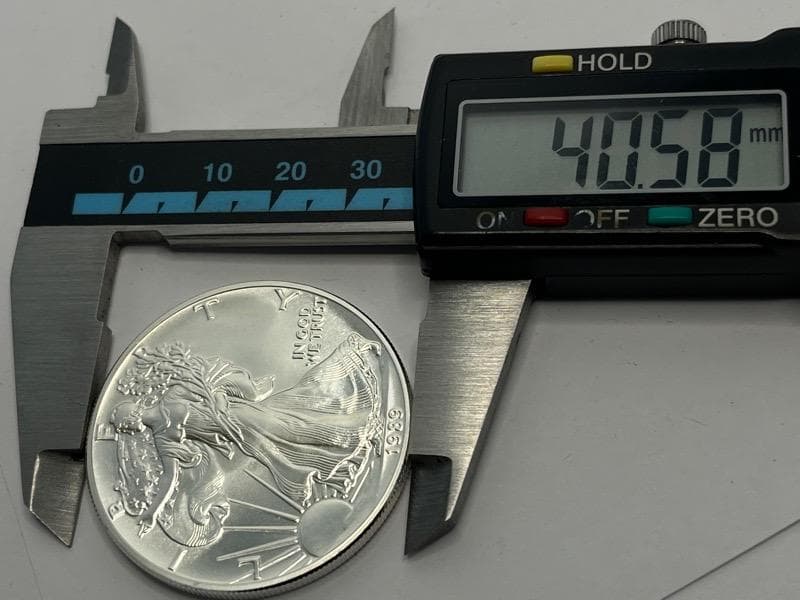 1989年「イーグル•ウォーキングリバティ」純銀1オンス銀貨