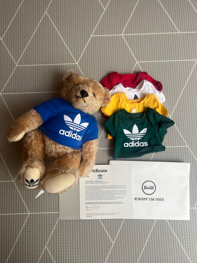 限定品★ シュタイフ×アディダス コラボテディベア