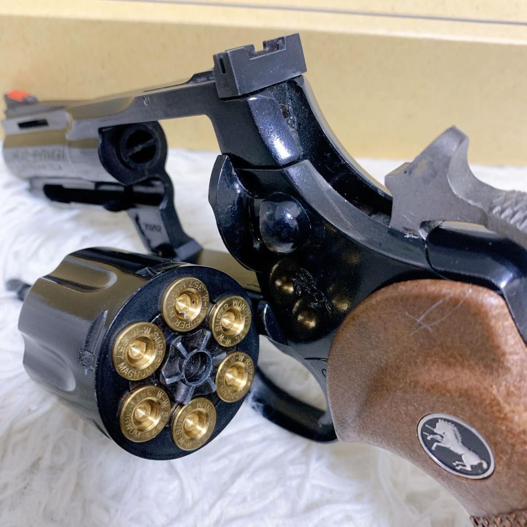 美品 コクサイ ニューコルトコンバットパイソン 3インチ MHWウッディグリップ