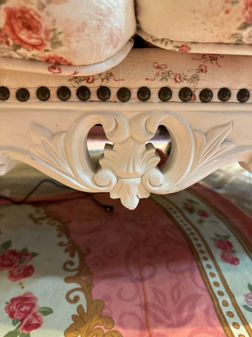 ロココ調　ソファー 2人掛けスウィートローズSymphony 浜崎あゆみ