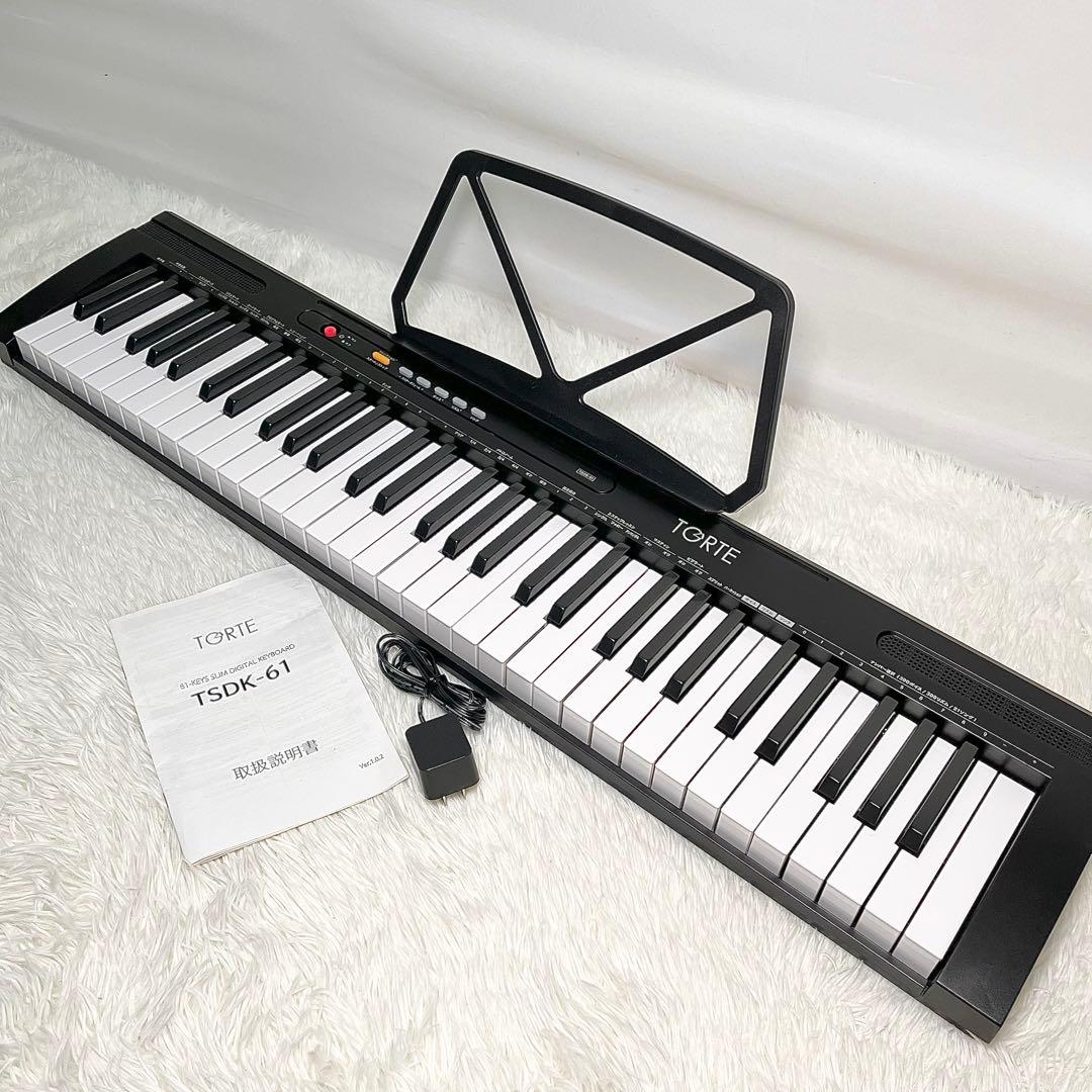 【良品】TGRTE TSDK-61 電子キーボード 61鍵盤