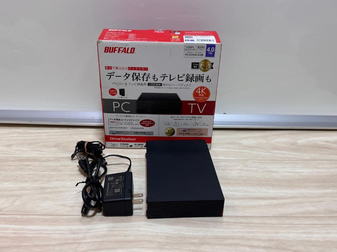 BUFFALO DriveStation 外付けHDD HD-AD4U3