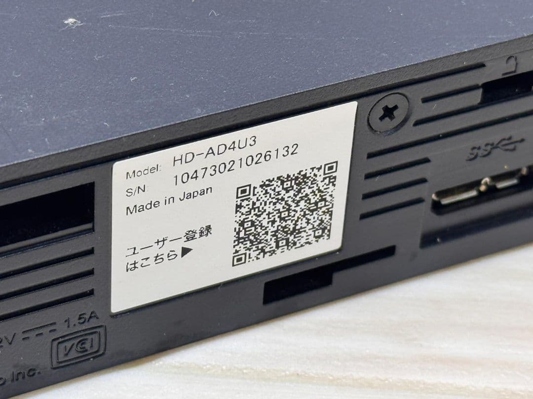 BUFFALO DriveStation 外付けHDD HD-AD4U3