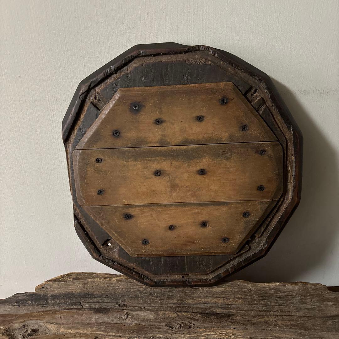 李朝十二角膳天板その69盆.古道具.骨董品.韓国骨董. Antique.酒器盆