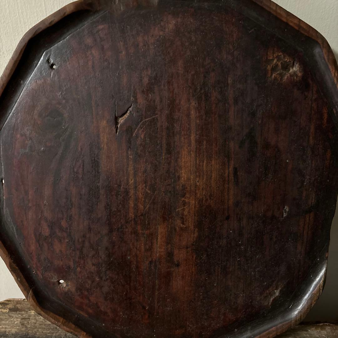 李朝十二角膳天板その69盆.古道具.骨董品.韓国骨董. Antique.酒器盆