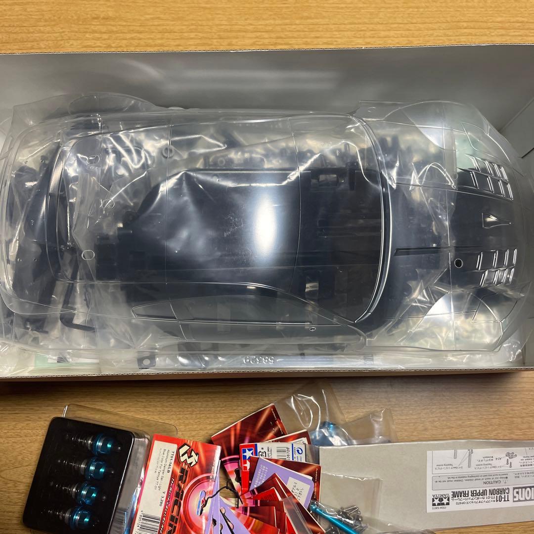 絶版入手困難タミヤtt-01ザナヴィニスモZ未組み立て社外パーツ付き