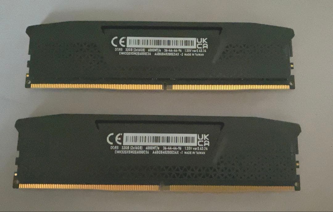 corsair DDR5 6000 32GB(16×2)