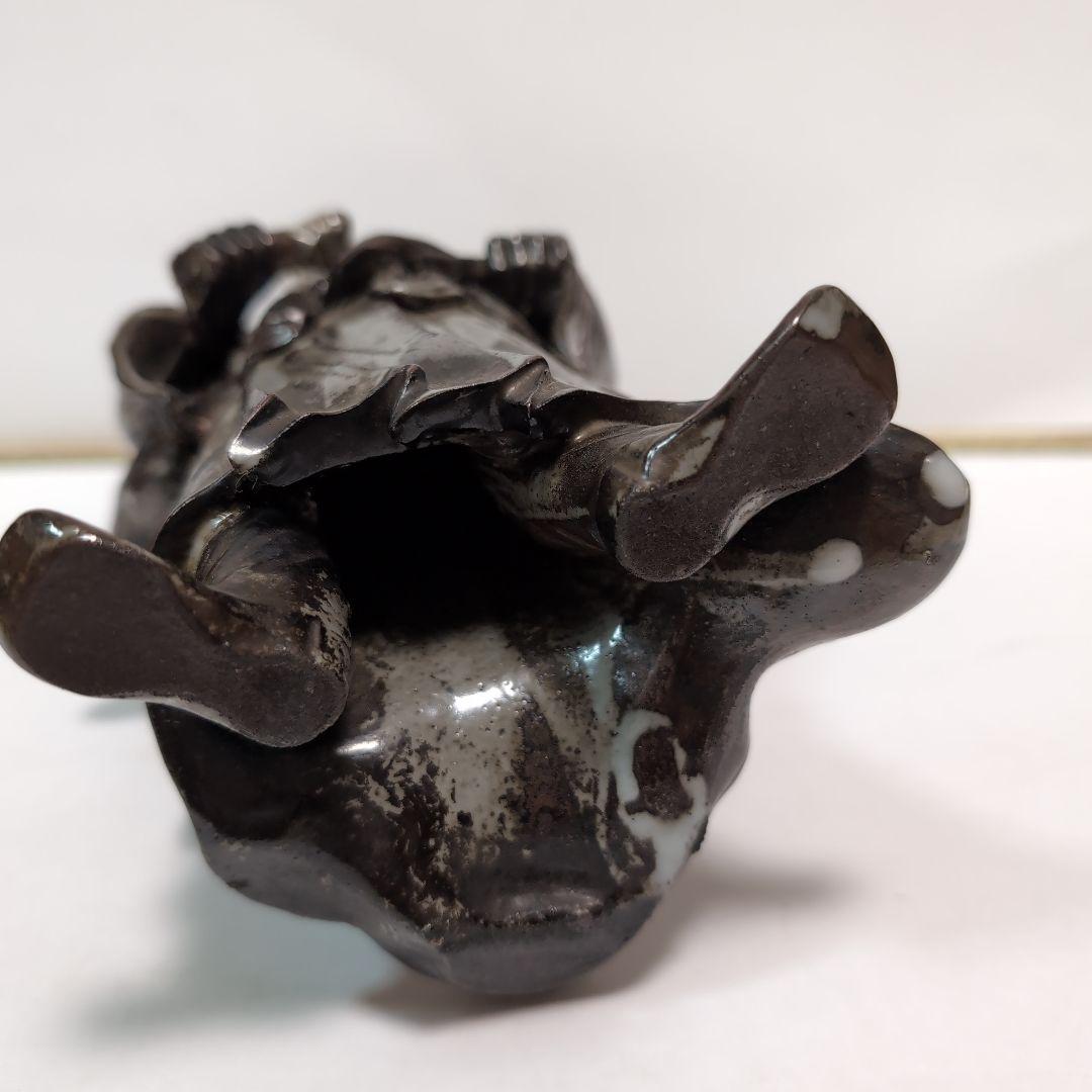 【骨董品】備前焼　鐘馗