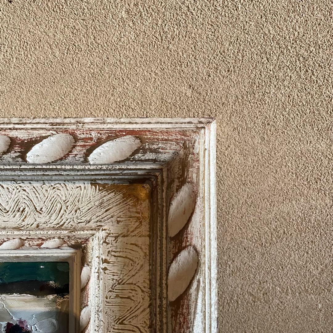 石浩一　he　油彩画　油絵　抽象画　肉筆　額付　本人サイン入　25.11.15