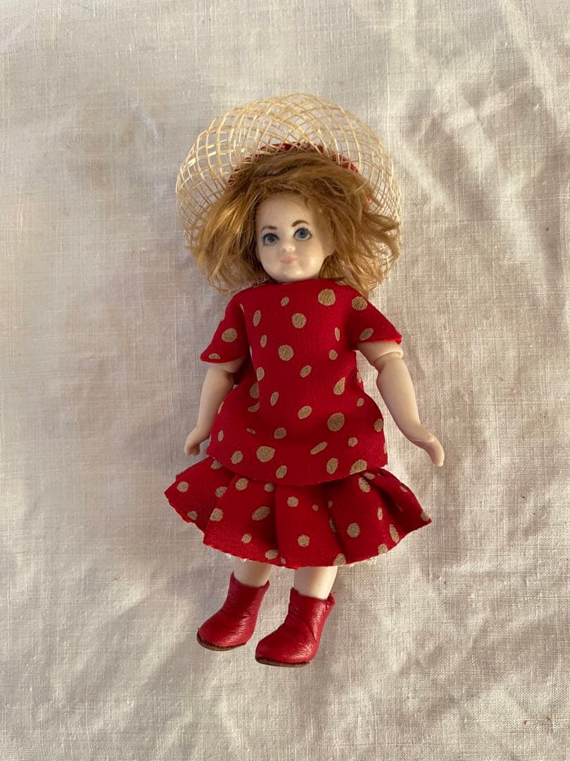 ビスクドール23 ミニョネット 女の子 ドール ミニュチュア オールビスク