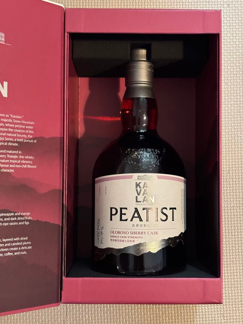 カバランピーテッド　KAVALAN PEATIST 57.8% 700ml