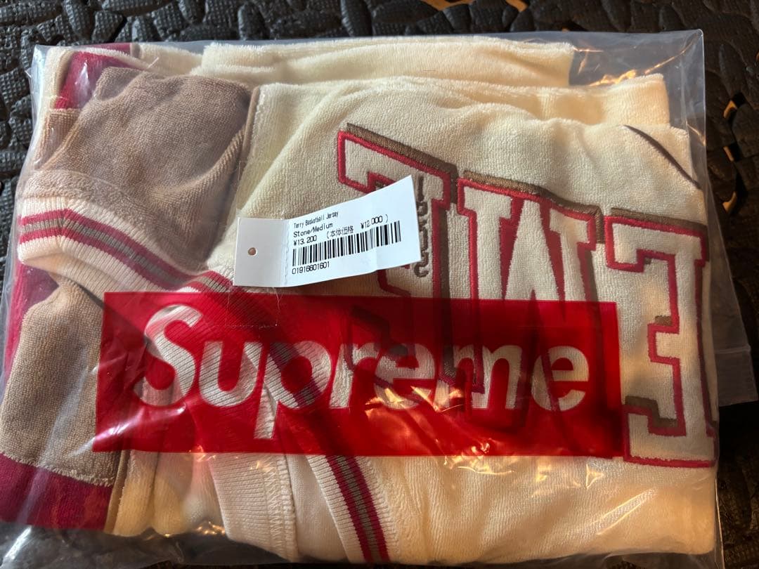 トップス Supreme TerryBasketball Jersey \"Stone\" M