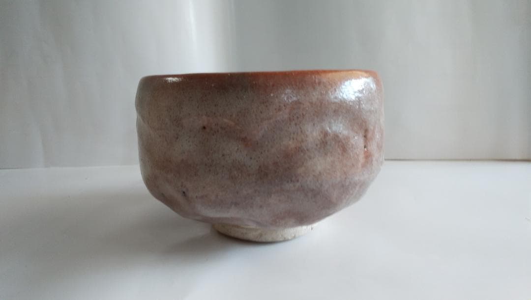 赤茶碗 加藤竹宝 茶道具  抹茶碗 茶碗 共箱 茶道具 美品 です。