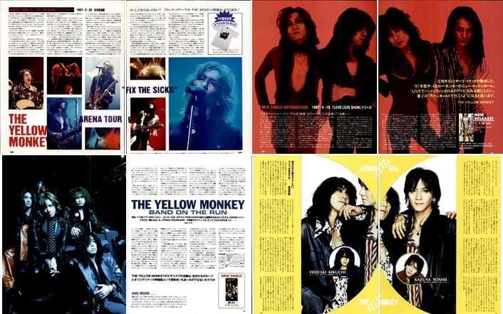 THE YELLOW MONKEY 雑誌 切り抜き 530P ★貴重デビュー前～