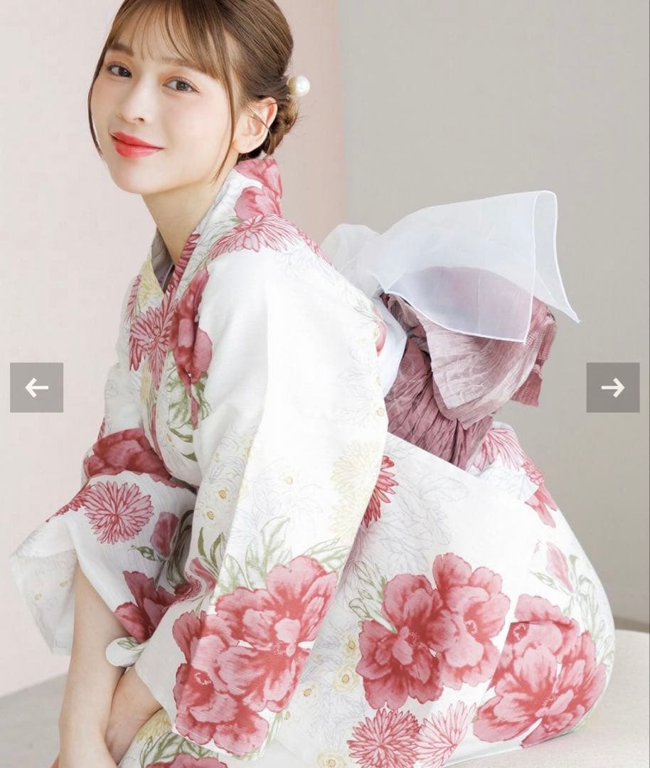 【完売品含む✨新品未開封Dita髪飾り付き.浴衣コーデ4点セット】