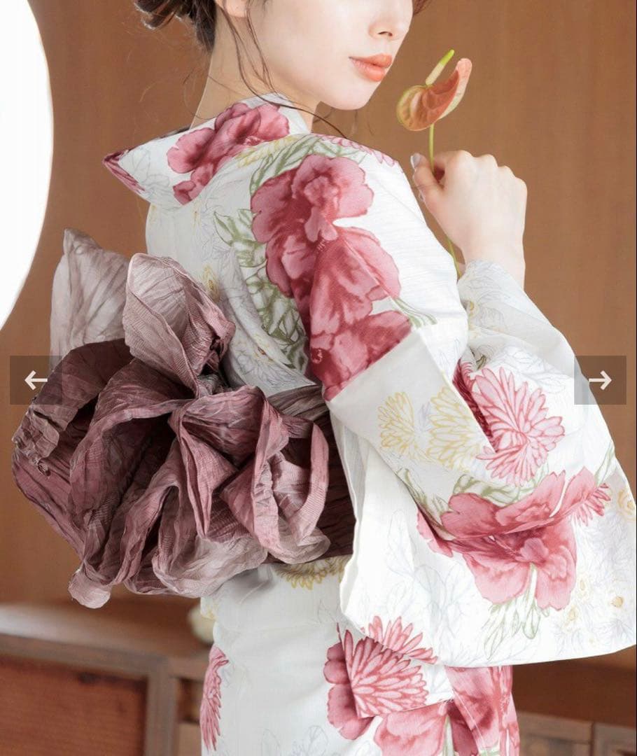 【完売品含む✨新品未開封Dita髪飾り付き.浴衣コーデ4点セット】