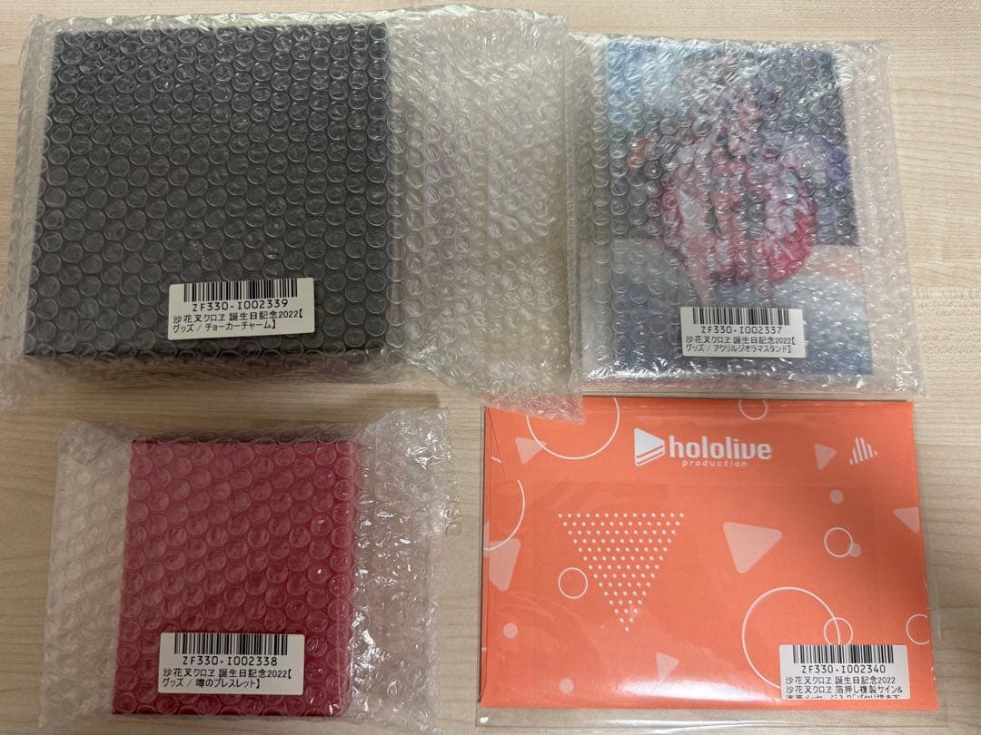 ホロライブ 沙花叉クロヱ 誕生日記念2022 直筆メッセージ付き