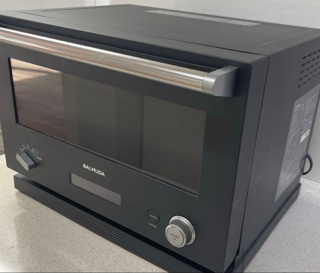 バルミューダ　レンジ　黒　動作確認済み　オーブン機能未使用