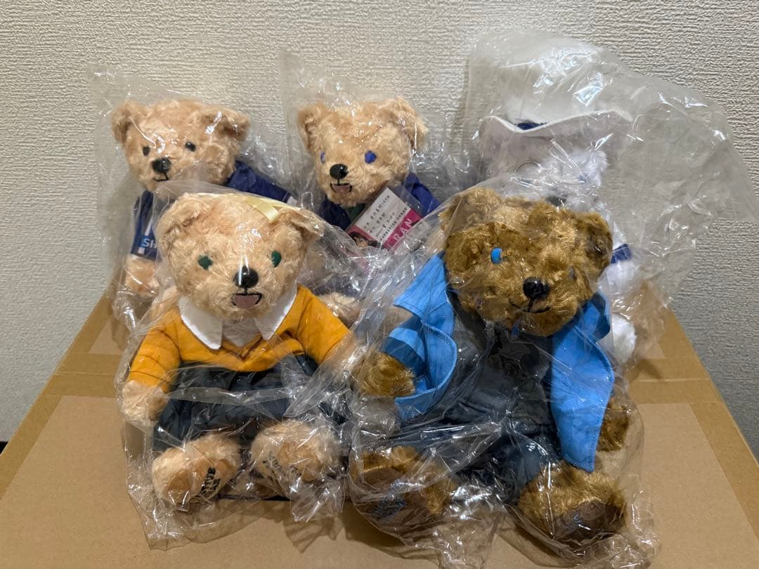 名探偵コナン テディベア　ぬいぐるみ　セット　100万ドルの五稜星