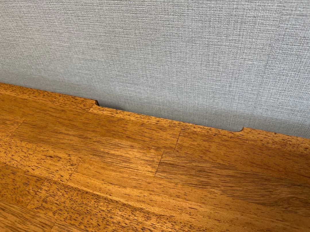 kanademono THE TABLE デスク ラバーウッド ブラウン