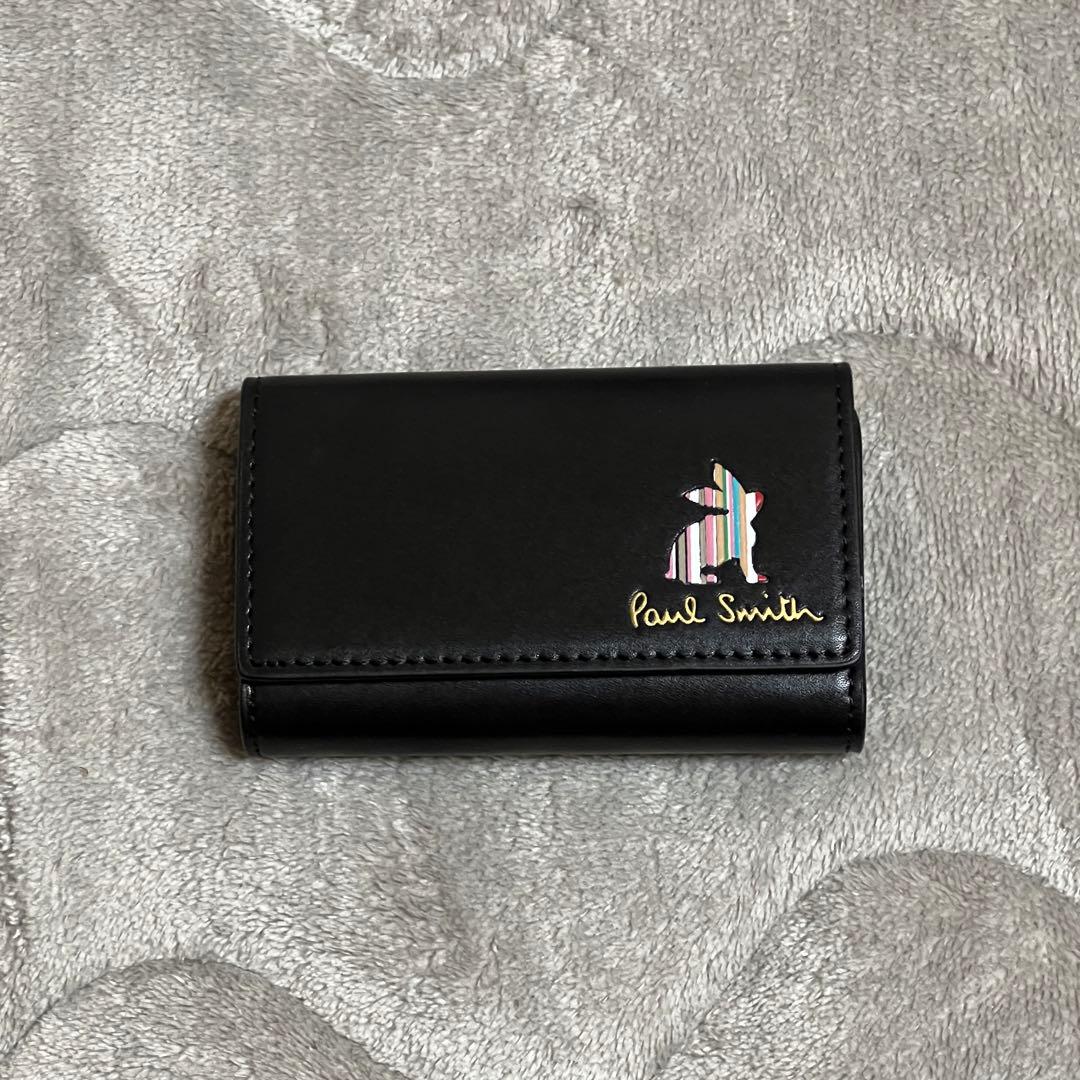 【新品未使用】Paul Smith 黒 ウサギキーケース