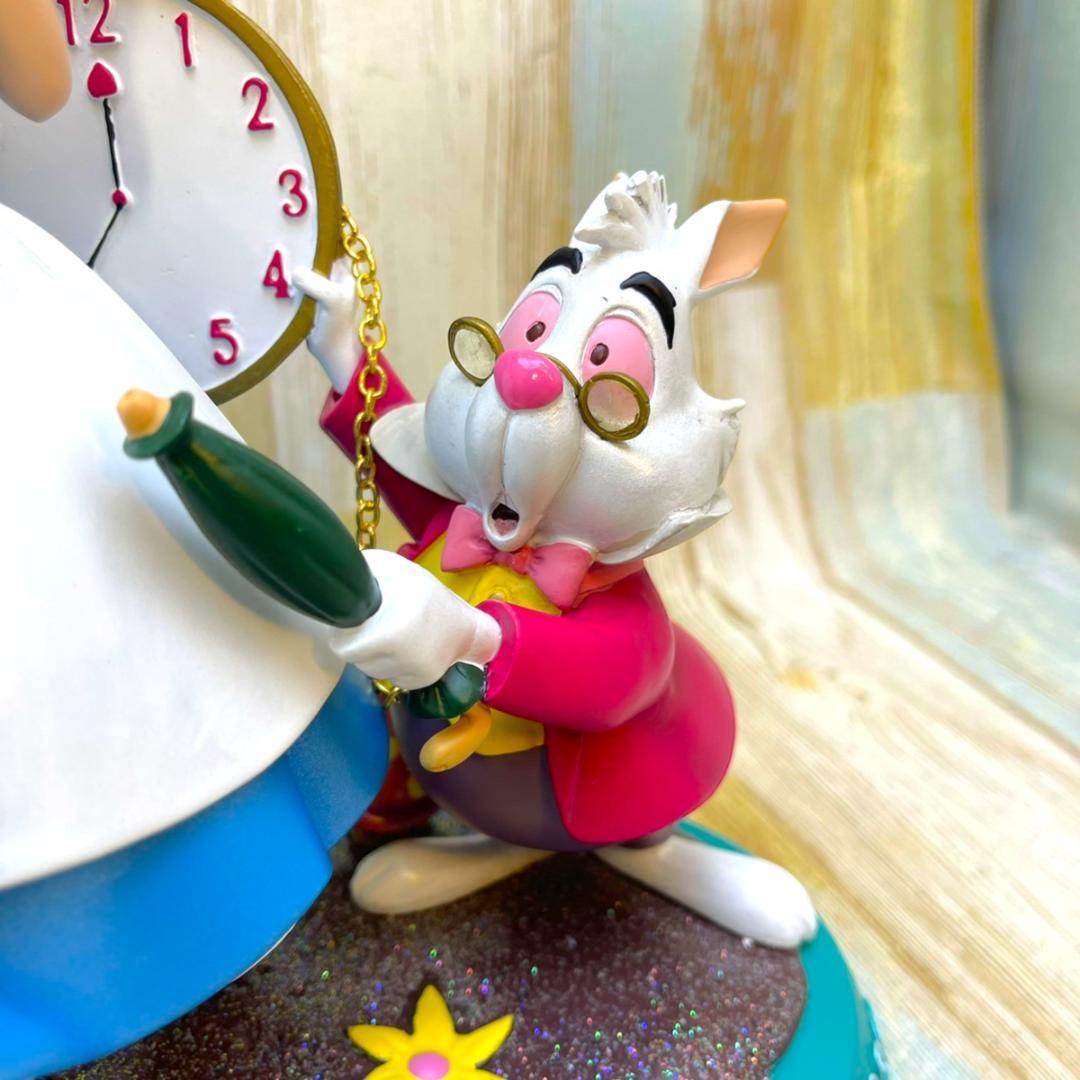 激レア★不思議の国のアリス Alice 白うさぎ 時計 ビッグフィギュア