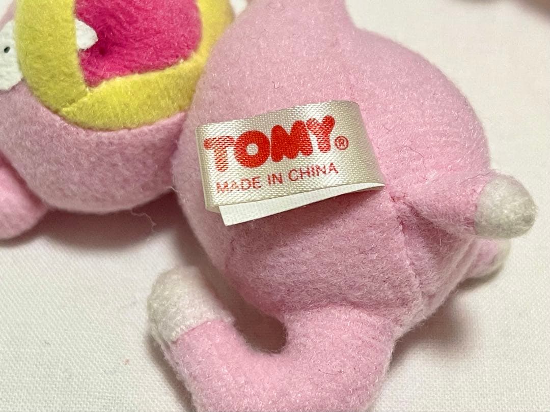 TOMY トミー ポケモン ヤドン ミニ ぬいぐるみクリップ 平成レトロ 当時物