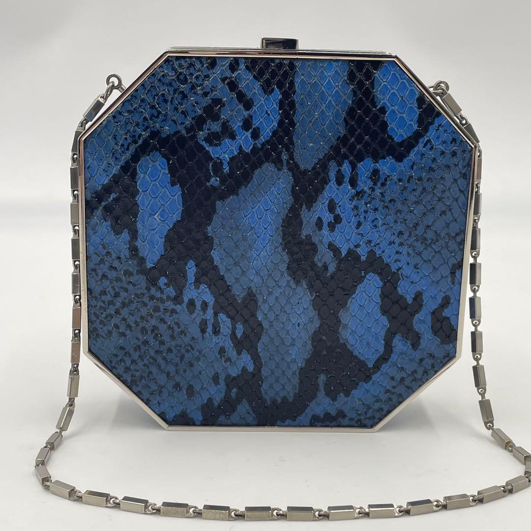 ジバンシー エキゾチックレザー チェーン パーティーバッグ アクセサリーポーチ