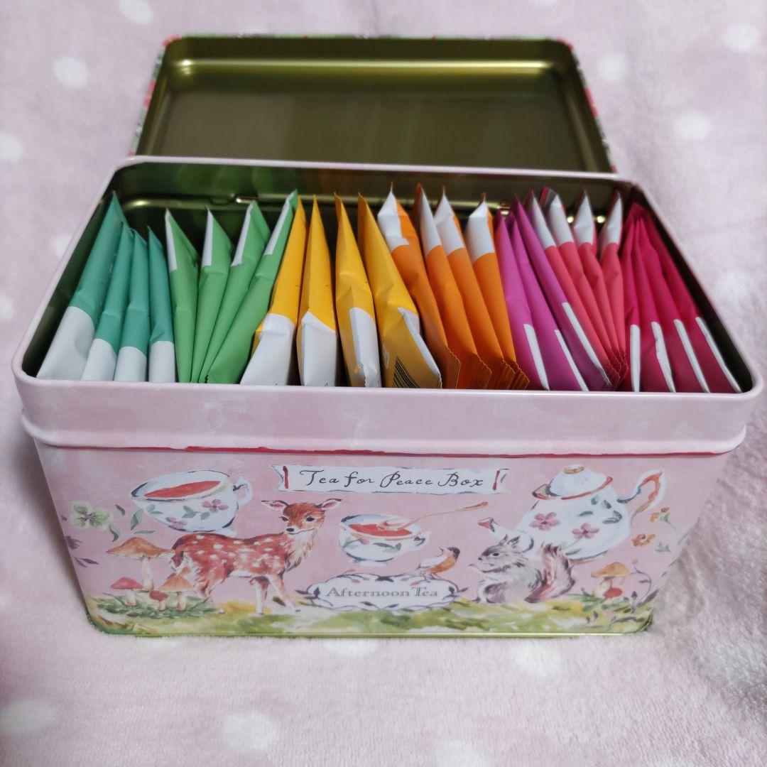アフタヌーンティー⑪TeaforPeaceBox(缶＋個包装28個)チケット無し