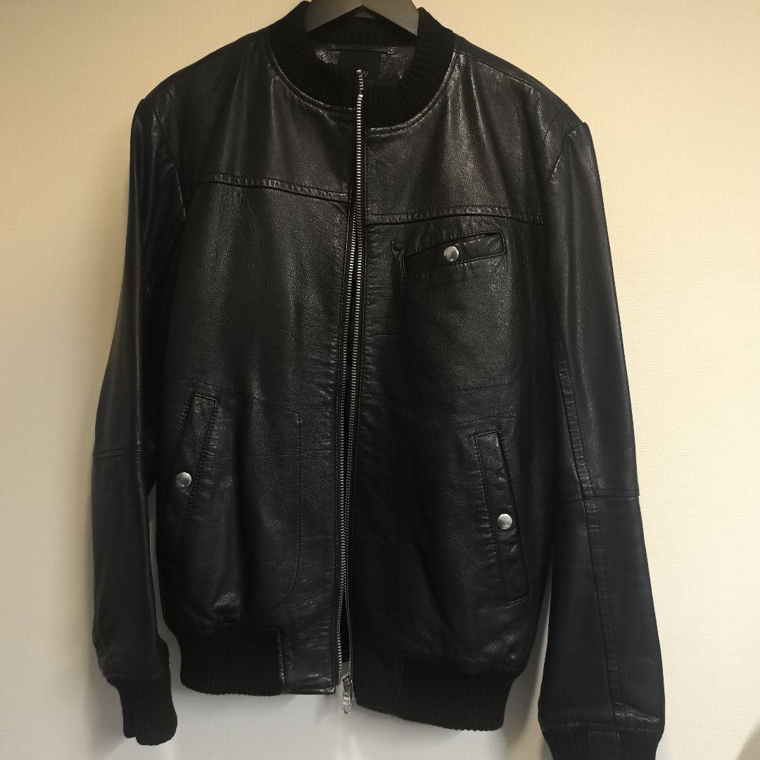 G-Star RAW ブラック本革レザー Lサイズ