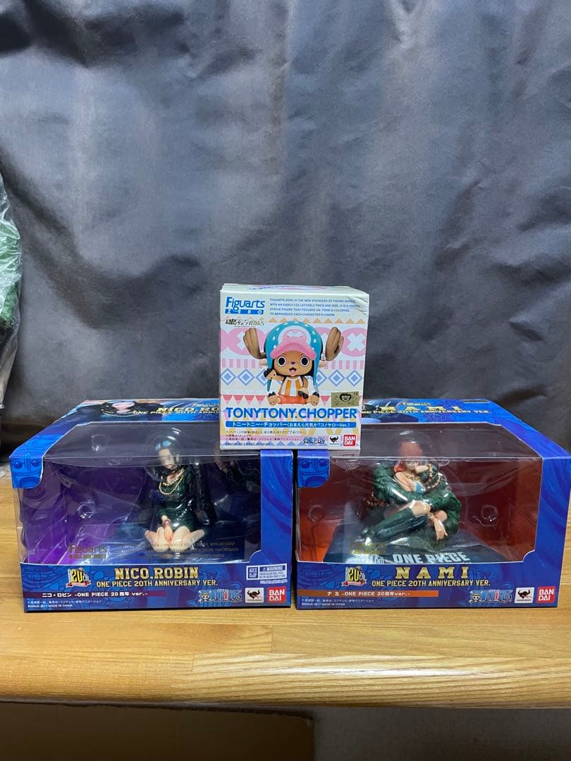 ワンピース　フィギュアーツZERO ナミ　ロビン　チョッパー