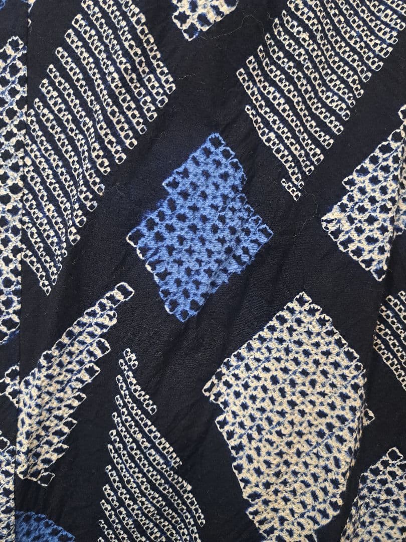 絞り浴衣 有松絞り 石畳