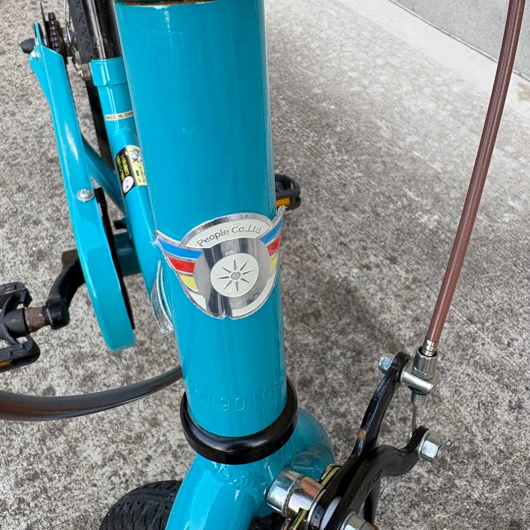 送料込 ピープル ケッターサイクル 14インチ 子供用自転車 足蹴りバイク