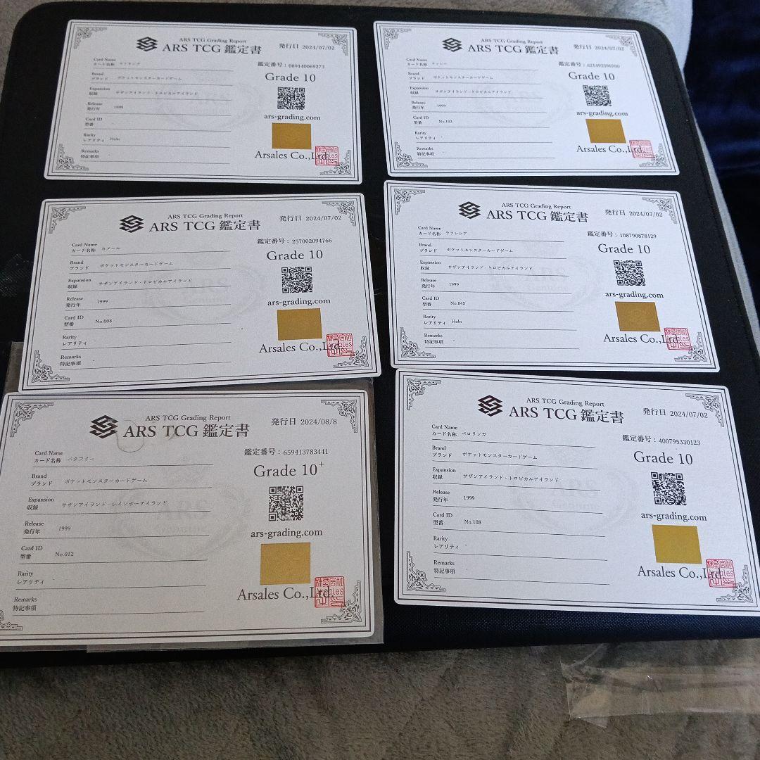 1999年ポケモン ．サザンラィランドGrade 10 ＋１枚９枚セット画像19