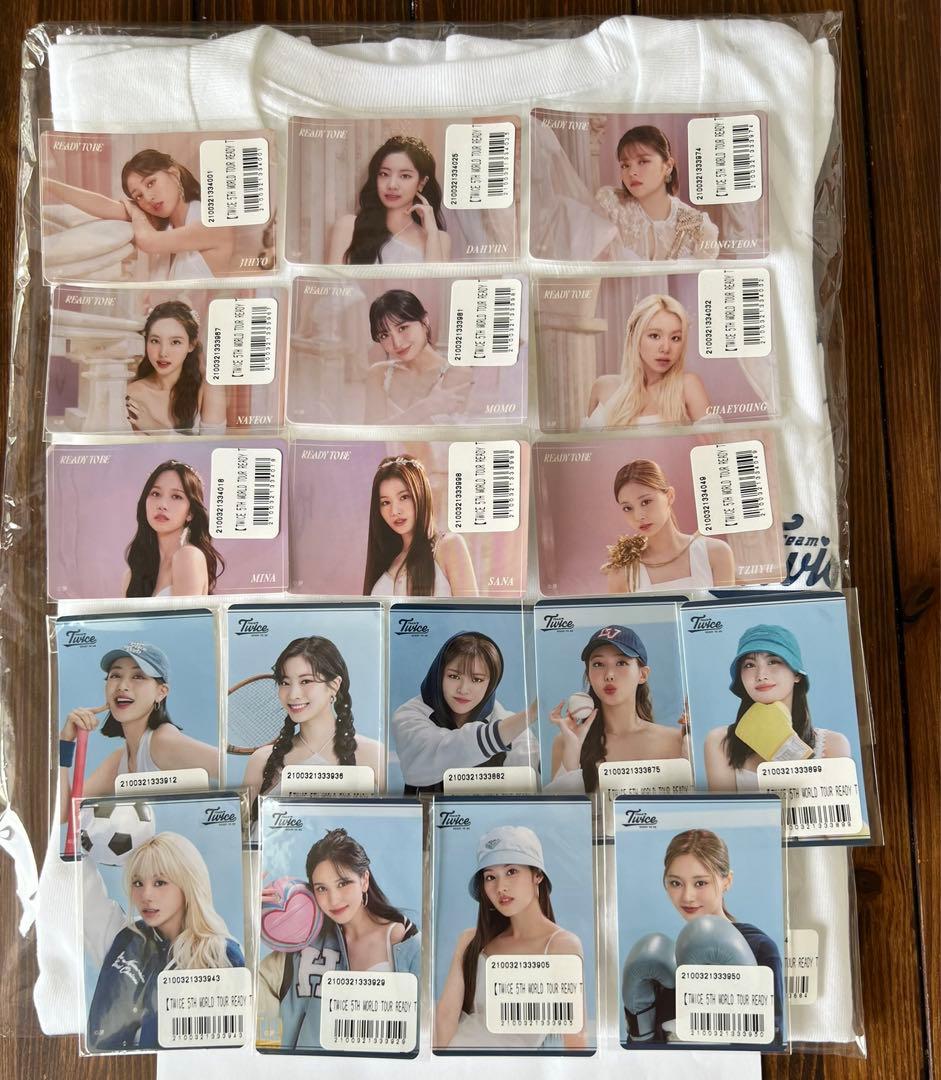 Twice READY TO BE オンラインくじ C賞　サイン入り Tシャツ
