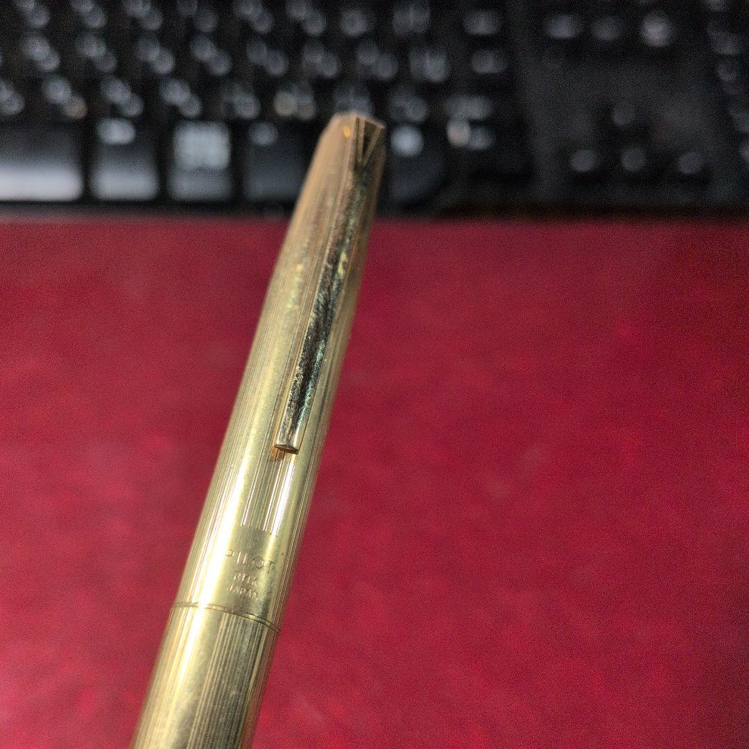 PILOT 万年筆 ゴールド 細字