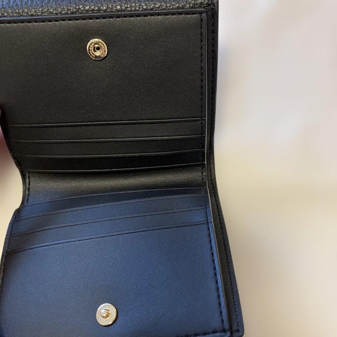 COACH 二つ折り財布 ブラウン ブラック