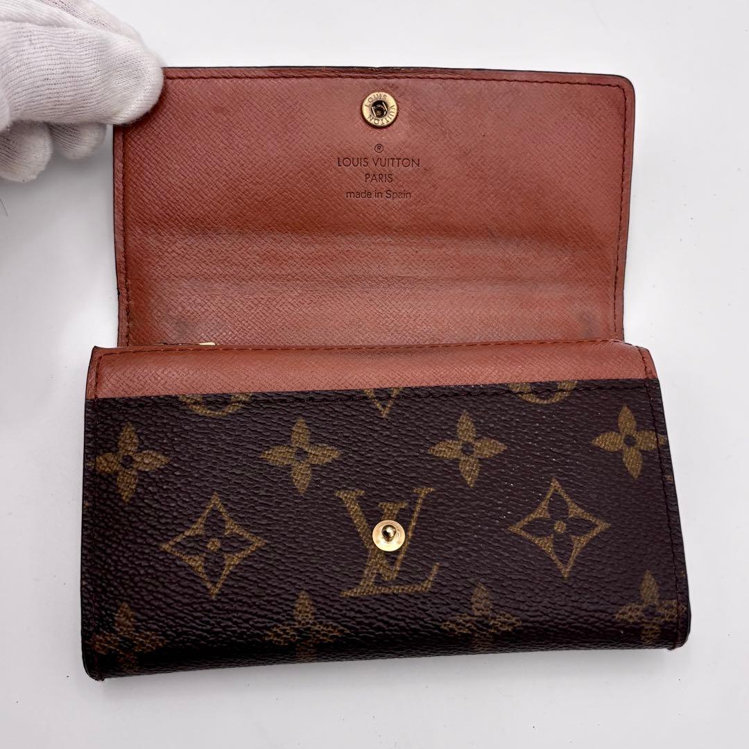 ルイヴィトン モノグラム ポルトモネジップ　ケース　小銭入れ　ミニ財布