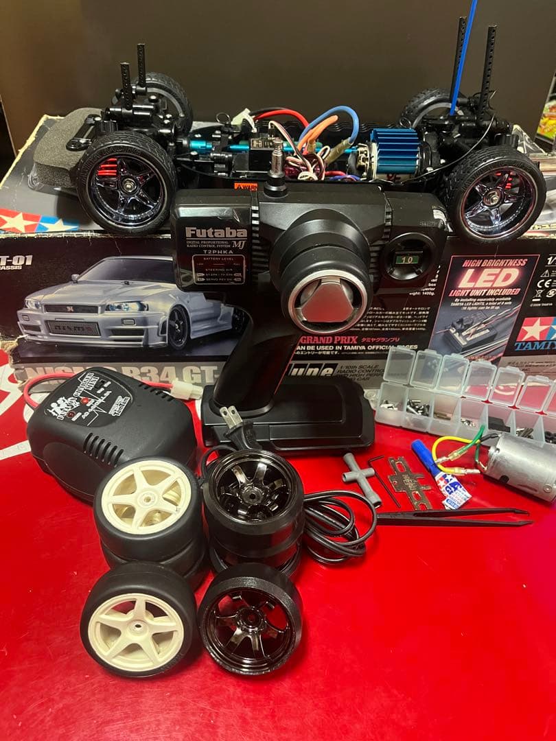 ★1/10 TT-01 スカイラインGT-R ケンメリ ラジコン フルセット