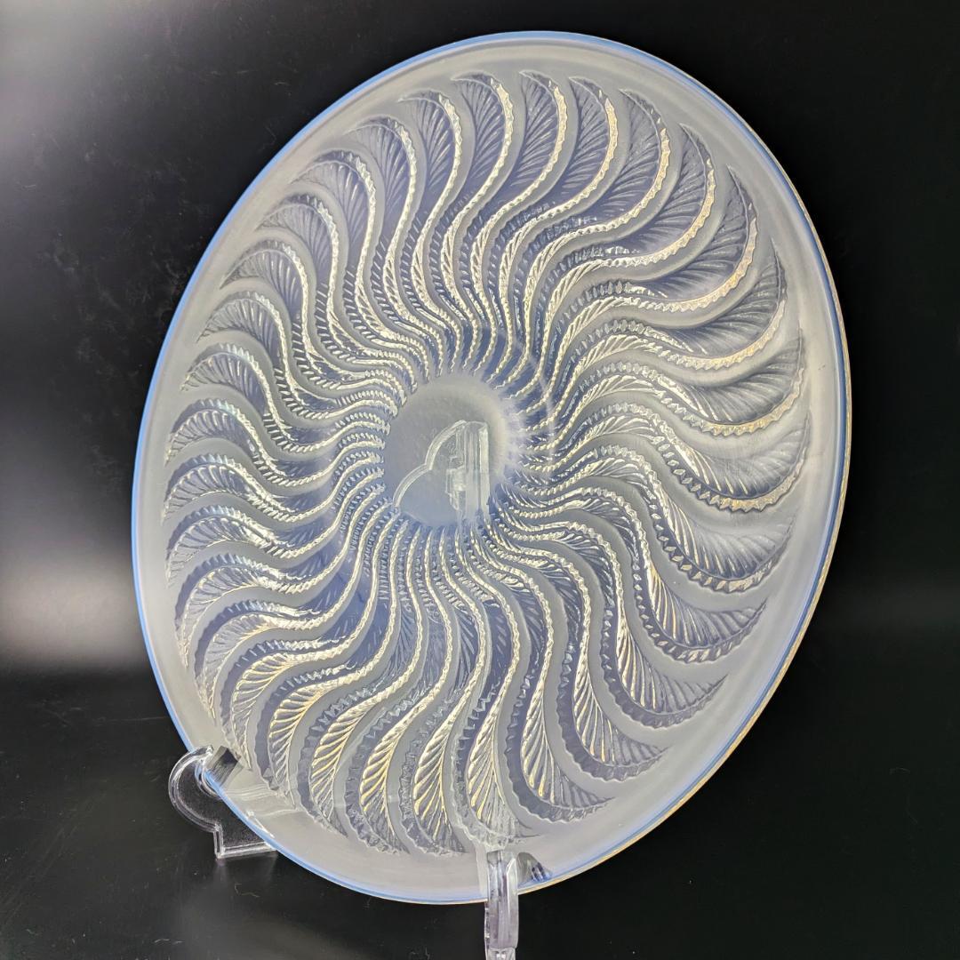 ルネ ラリック オパルセント皿 アクティニア イソギンチャク 1933年頃作品