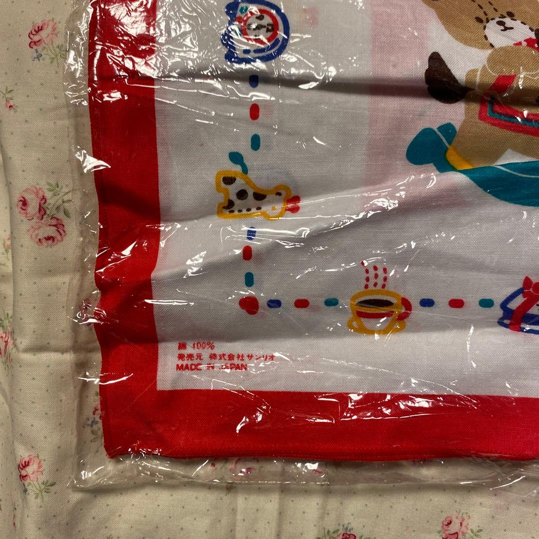 【レア】ハローキティ　大判ハンカチ　未開封　1985年製（40年前）昭和レトロ