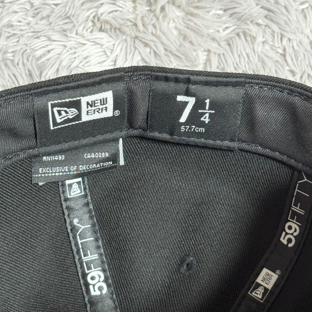 未使用★ブラックアイパッチ NEW ERA CAP ニューエラ 71/4