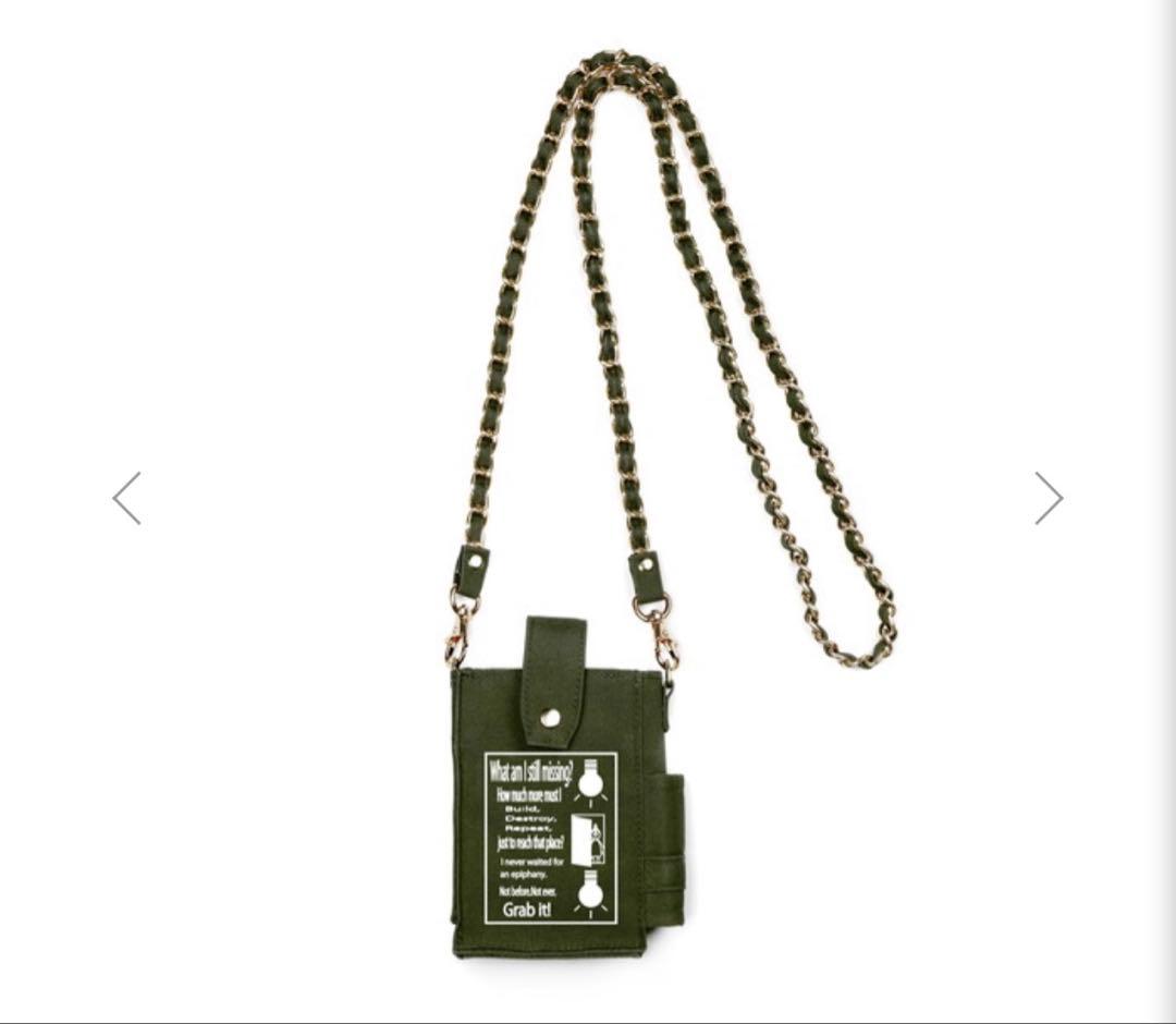 UVERworld チェーンポーチ　カーキ　TAKUYA∞